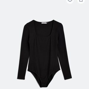 Kaileigh Classic Black Long Sleeve Bodysuit